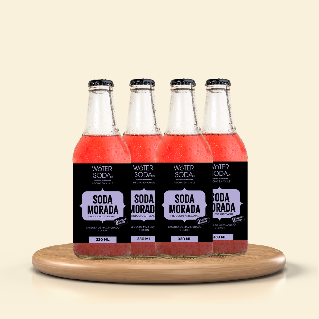 4 Pack Soda Morada 0% Azúcar Añadida