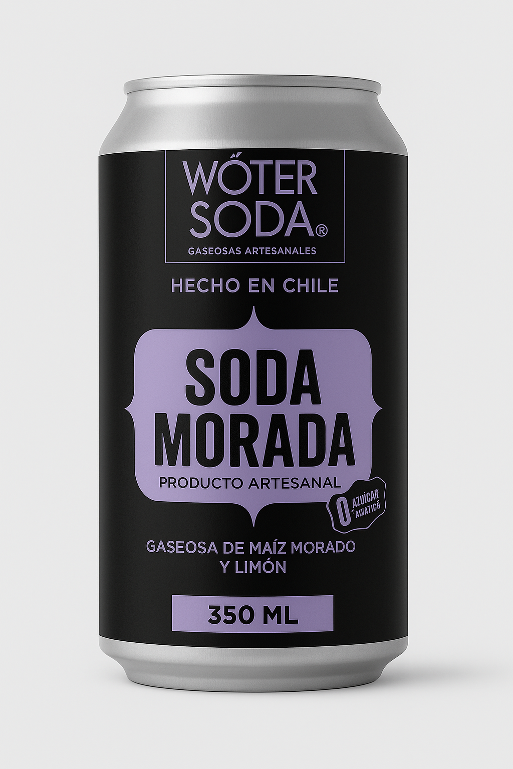 Wöter Soda Morada Sin Azúcar