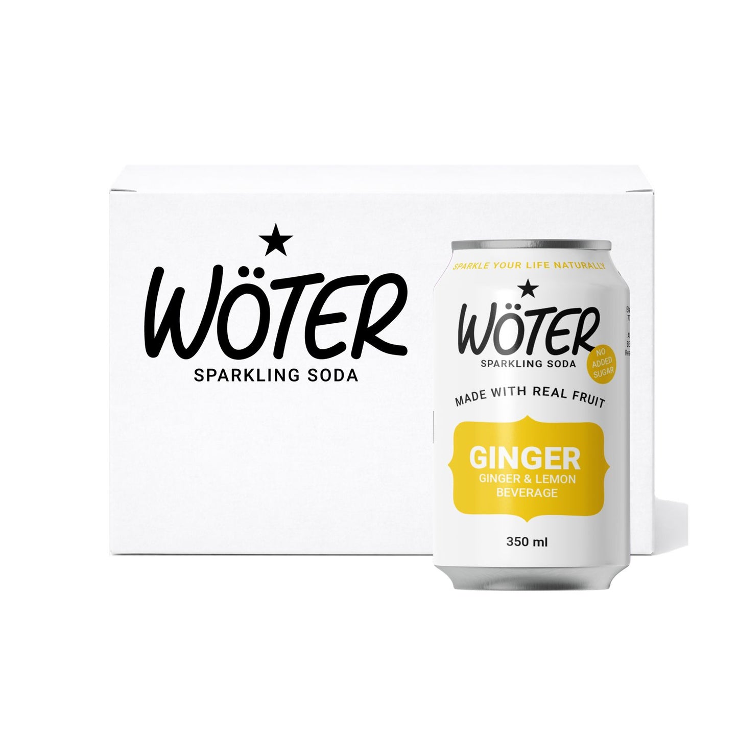 Wöter Soda Ginger Sin Azúcar