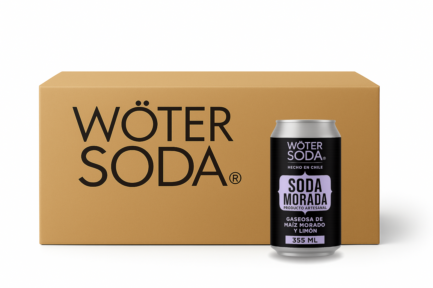 Wöter Soda Morada Sin Azúcar