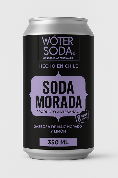 Wöter Soda Morada Sin Azúcar